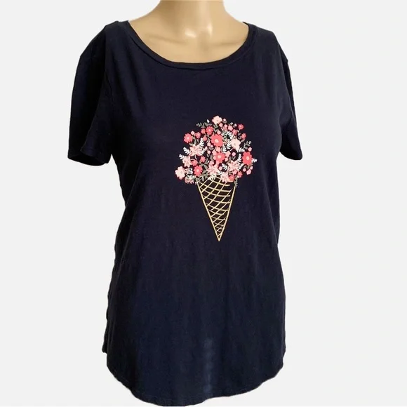 LOFT Outlet Floral Bouquet Tee - Picture 12 of 12